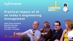 Practical impact of AI on today’s engineering management image