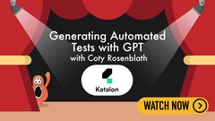 Learn how Katalon could save you time with your automation test generation using AI image