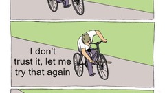 Stick in the spokes image