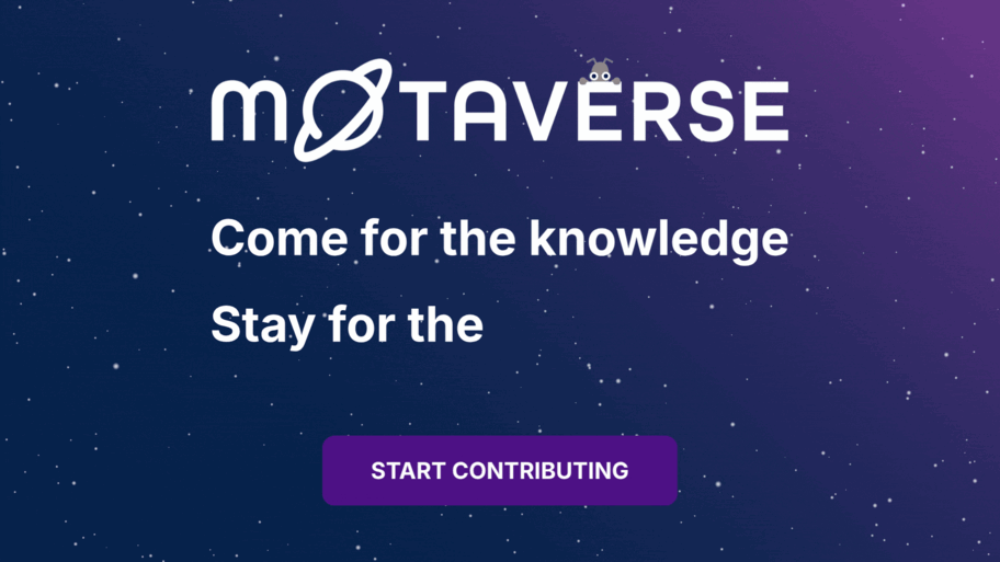 Did you know you can blog in the MoTaverse? image