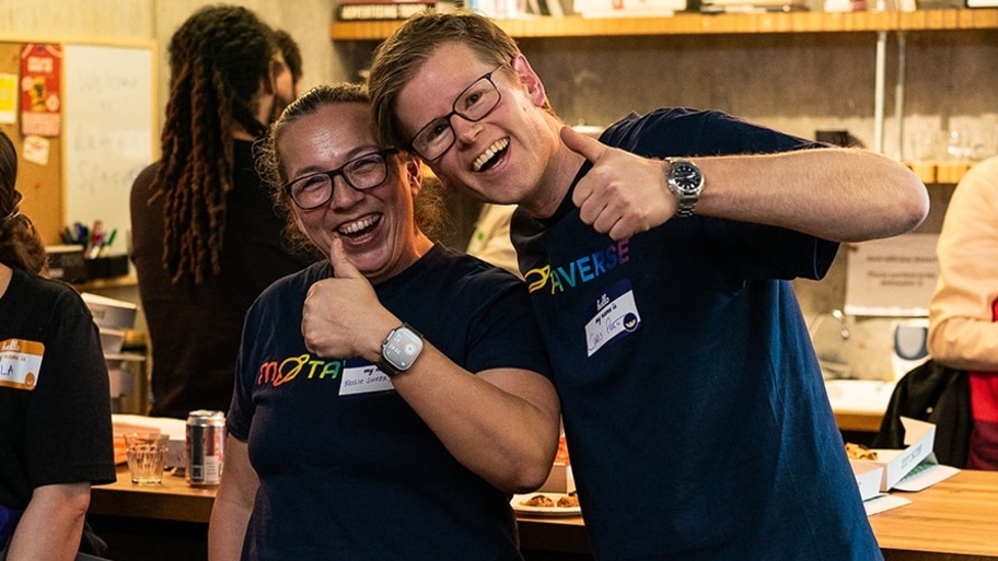 Rosie and Chris at MoT London image