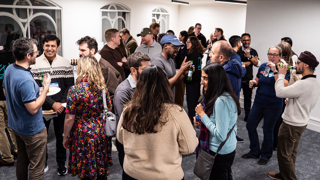 Quality people chattering away at MoT London