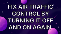 Fix air traffic control by turning it off and on again  image