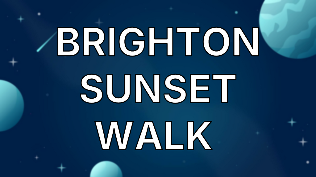 Photo of Brighton seafront at sunset image