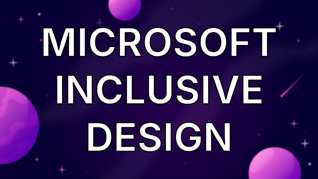 Microsoft Inclusive Design image