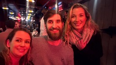 First ever London Ministry of testing Meetup - Diana + Lewis + Rafa image