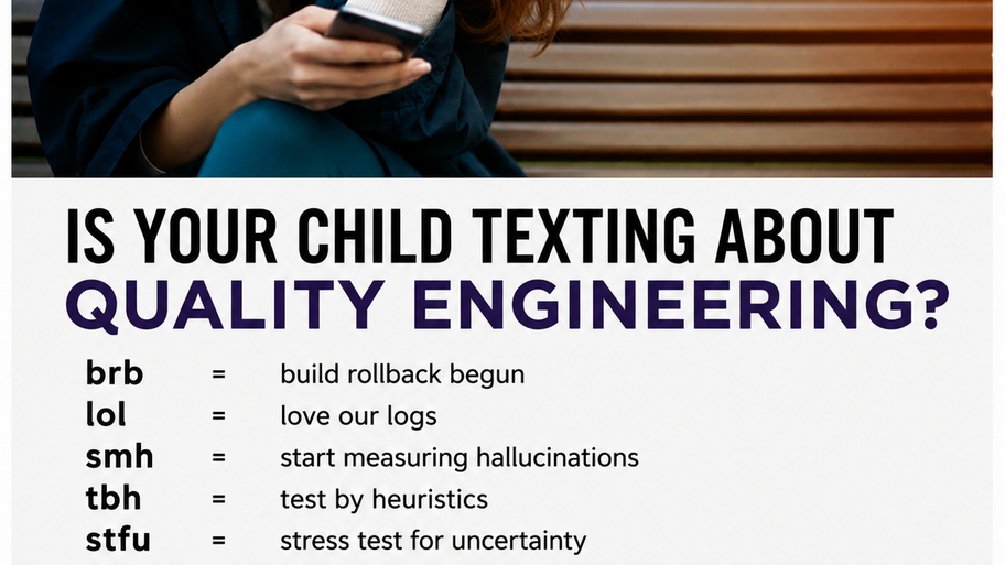 Is your child texting about quality engineering? image