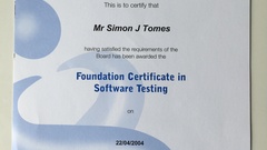 Searching for "BCS" in my photo app, I stumbled across this. 

What a blast from the past. I got ISEB certified (now ISTQB) in 2004. 

How times have changed! 

<a href="/certifications/mot-s... image