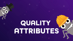 Quality attributes are the different aspects of a product that go beyond functionality. When you're thinking about a testing strategy for a large product, you're not just looking at functionality—you’re thinking about security, performance, and other aspects that might be important. In the same way, we need to look at what quality attributes matter not only for the product but also for different people, like ops, developers, and product owners. By identifying these attributes, we can spot potential threats to quality in different places. image