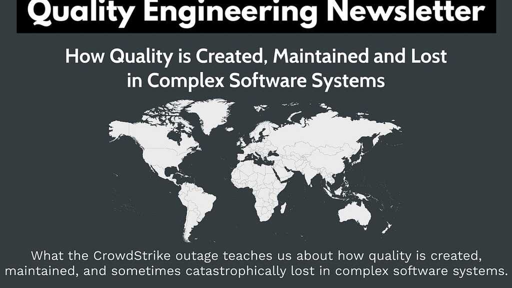 How quality is created, maintained and lost in complex software systems image
