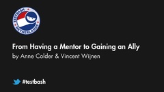 From Having a Mentor to Gaining an Ally - Anne Colder &amp; Vincent Wijnen image