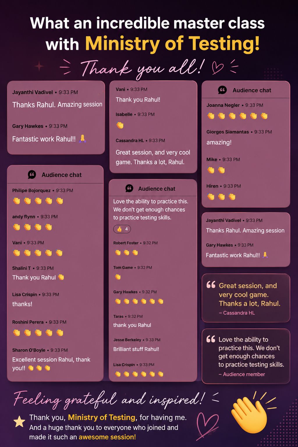  Thank you to everyone who joined my AI masterclass yesterday!

Loved the engagement, energy, and enthusiasm that y... image