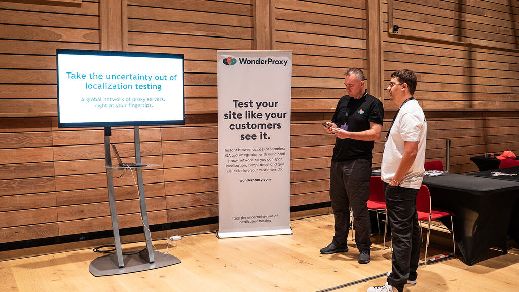 Wonderproxy setting up at MoTaCon25