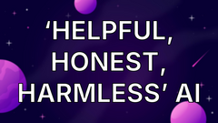 ‘Helpful, Honest, Harmless’ AI image
