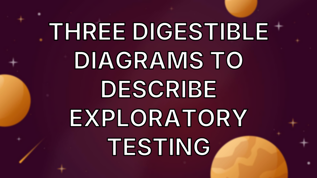 Three Digestible Diagrams to Describe Exploratory Testing image