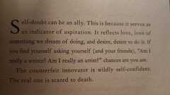 The counterfeit innovator is wildly self-confident. The real one is scared to death.  image