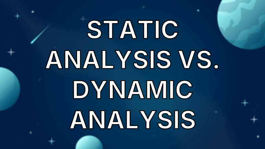Static Analysis vs. Dynamic Analysis image